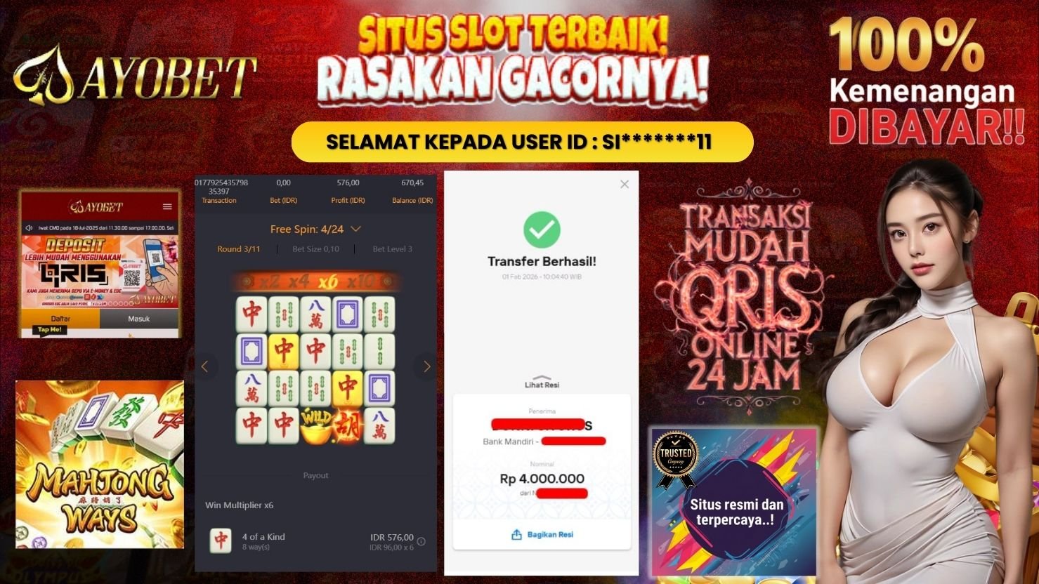 AYOBET JACKPOT SLOT MAHJONG WAYS